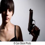 image of handgun