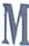 image of m_capital_letter #1