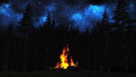 image of campfire