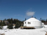 image of yurt