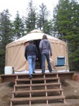 image of yurt