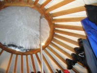 image of yurt