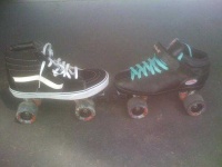image of rollerskates