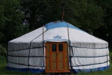 image of yurt