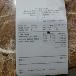 image of receipt #31