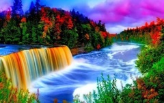image of waterfall