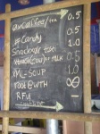 image of menu