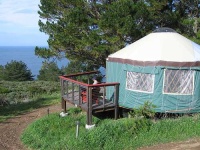 image of yurt