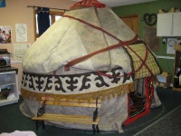 image of yurt