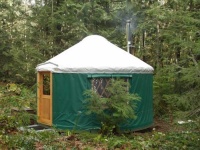 image of yurt