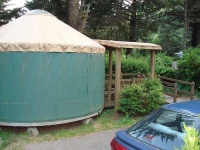 image of yurt