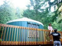 image of yurt
