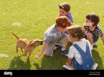 image of people_play_with_dog