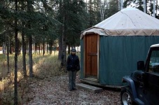 image of yurt