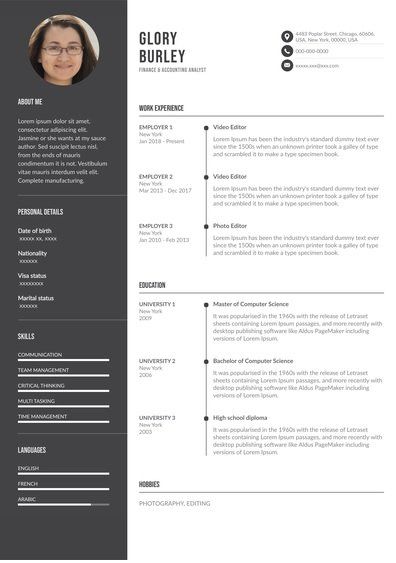 image of resumes #16