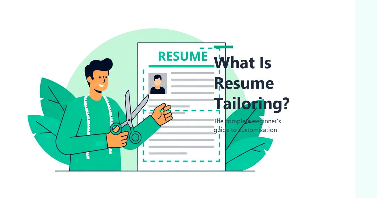 What is Resume Tailoring? The Complete Beginner's Guide