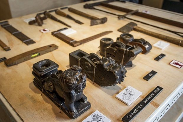 大稻埕207博物館現正展出「你的風景　我家門窗」特展。（吳宙棋攝）