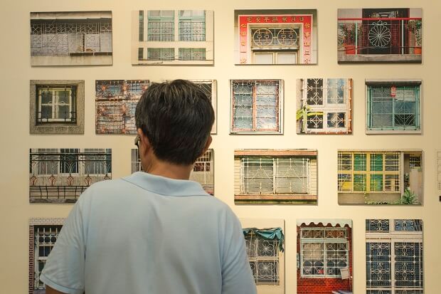 大稻埕207博物館現正展出「你的風景 我家門窗」特展。（吳宙棋攝）
