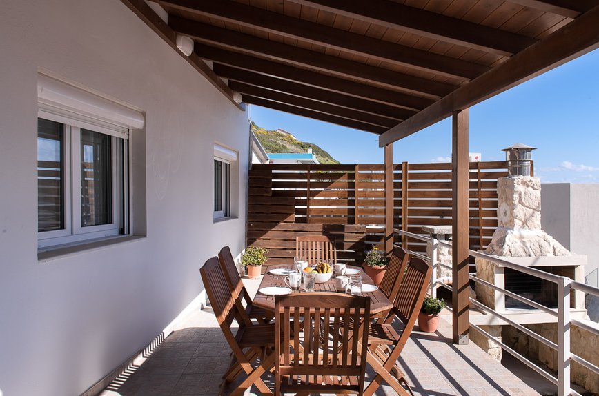 Cyan Residence, balcony with a table