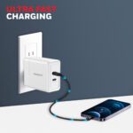 Honeywell Zest GaN 45W Charger, Ultra-Fast Wall Charger with PPS Support, 2xType C PD 3.0 Port, Compatible with All smartphones and Smartwatches- White