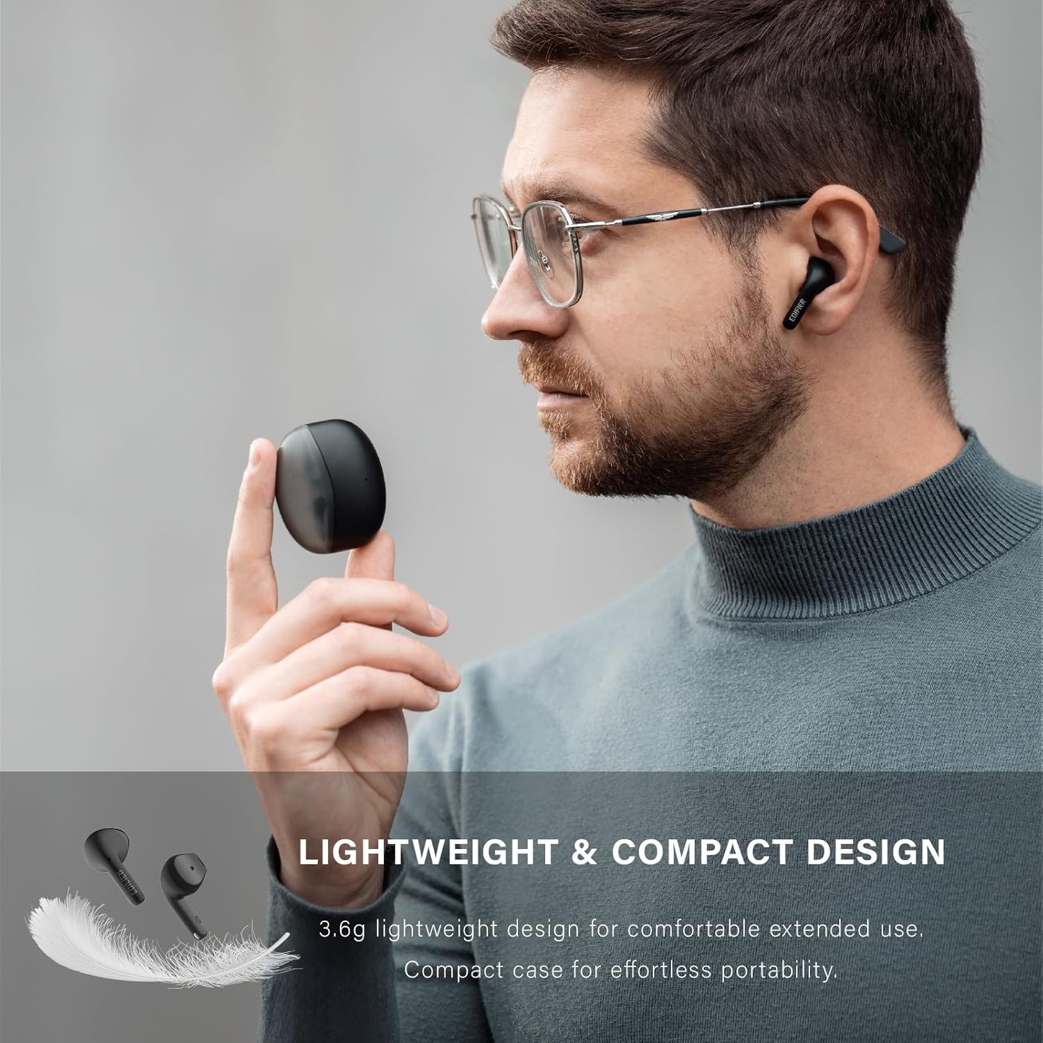 Edifier X2S TWS True Wireless in Ear Earbuds, Bluetooth 5.3, 13Mm Dynamic Drivers, Ip54 Water Dust Resistant- Black