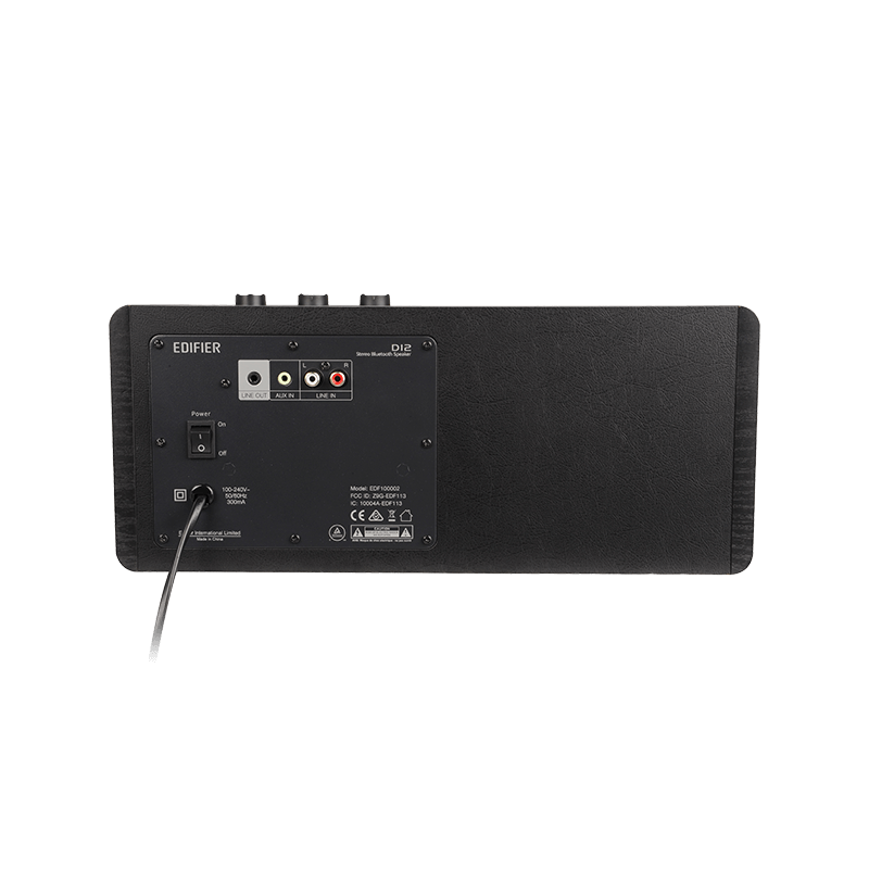 Edifier D12 Integrated Stereo Speakers- Black