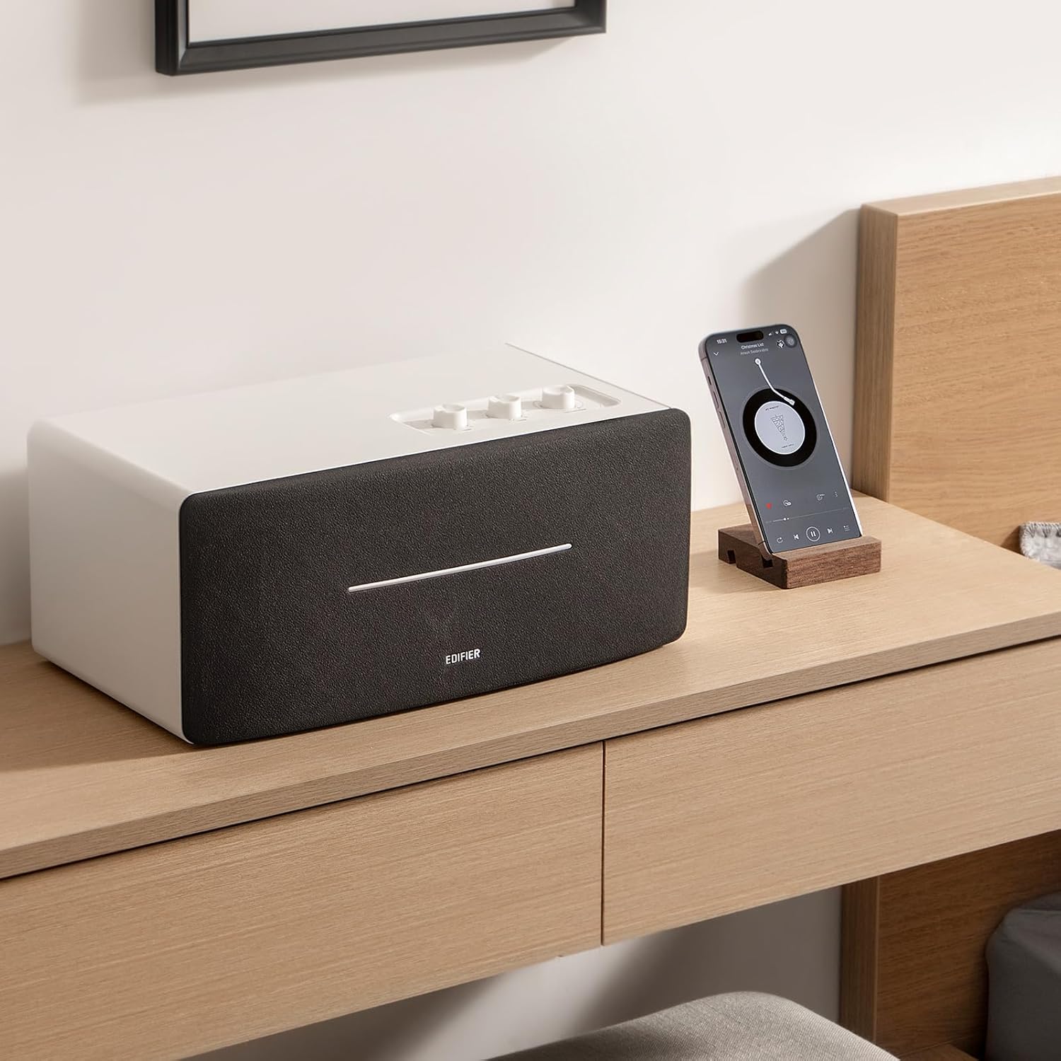 Edifier D12 Integrated Stereo Speakers- White
