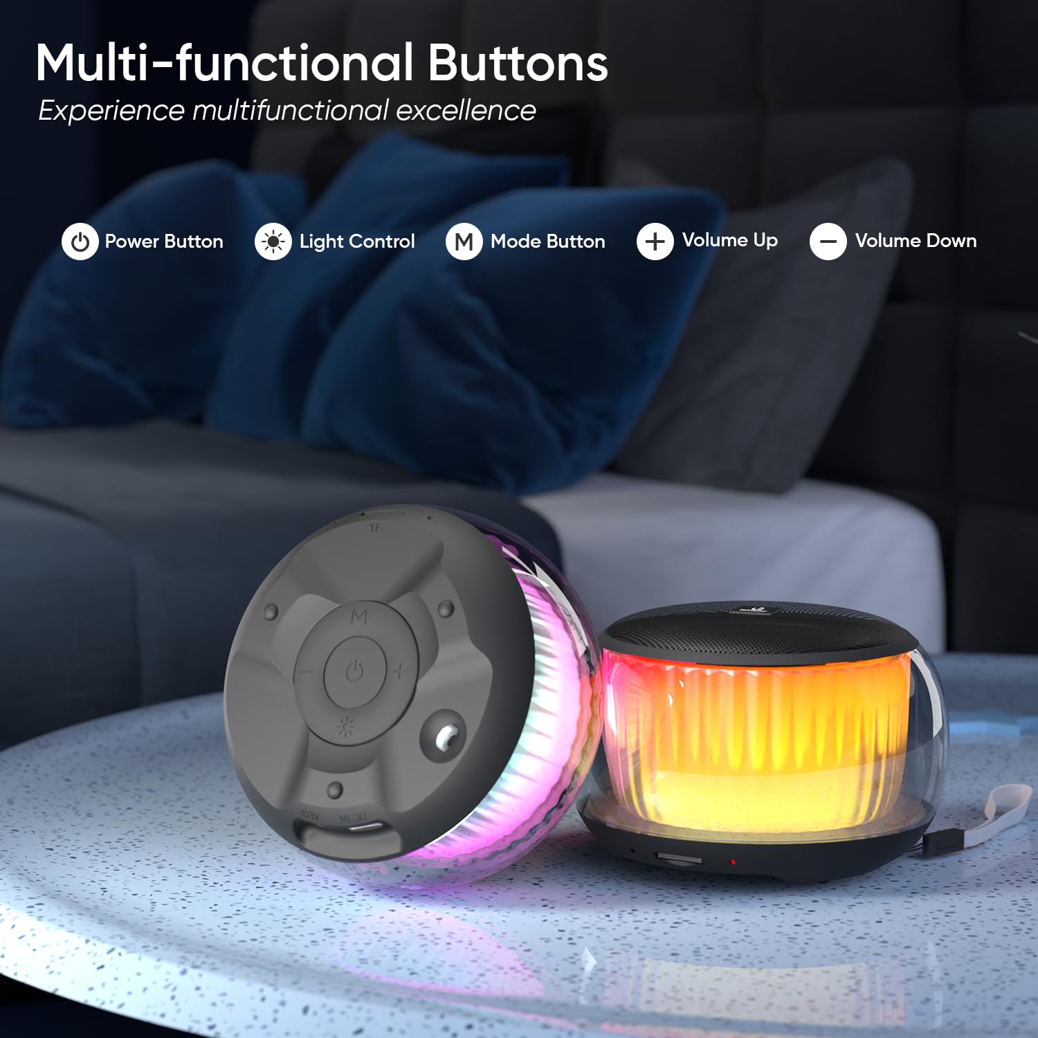 iGear Buzzy iG-1111 Portable Bluetooth Wireless Mini Speaker (Black)