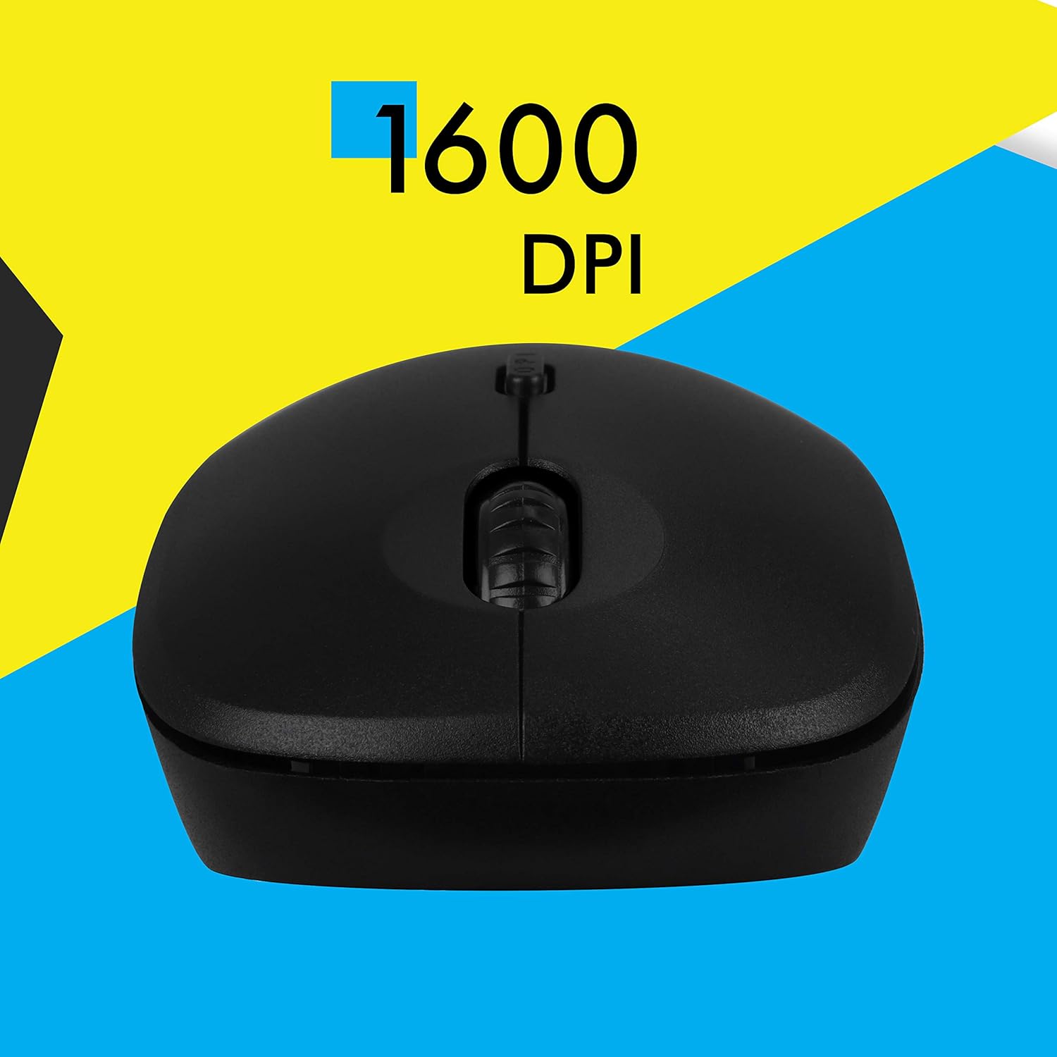Zebronics Bold Wireless Optical Mouse 2.4GHz with High Precision- Black