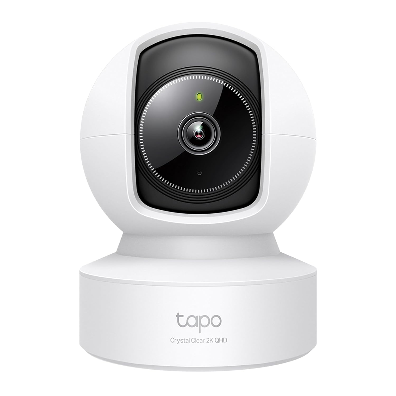 TP-Link Tapo C222 4MP 2K QHD 1440p Pan/Tilt AI Smart Home Security Wi-Fi Camera, Works with Google Home and Alexa, 360º Ethernet/Wi-Fi Connection- White