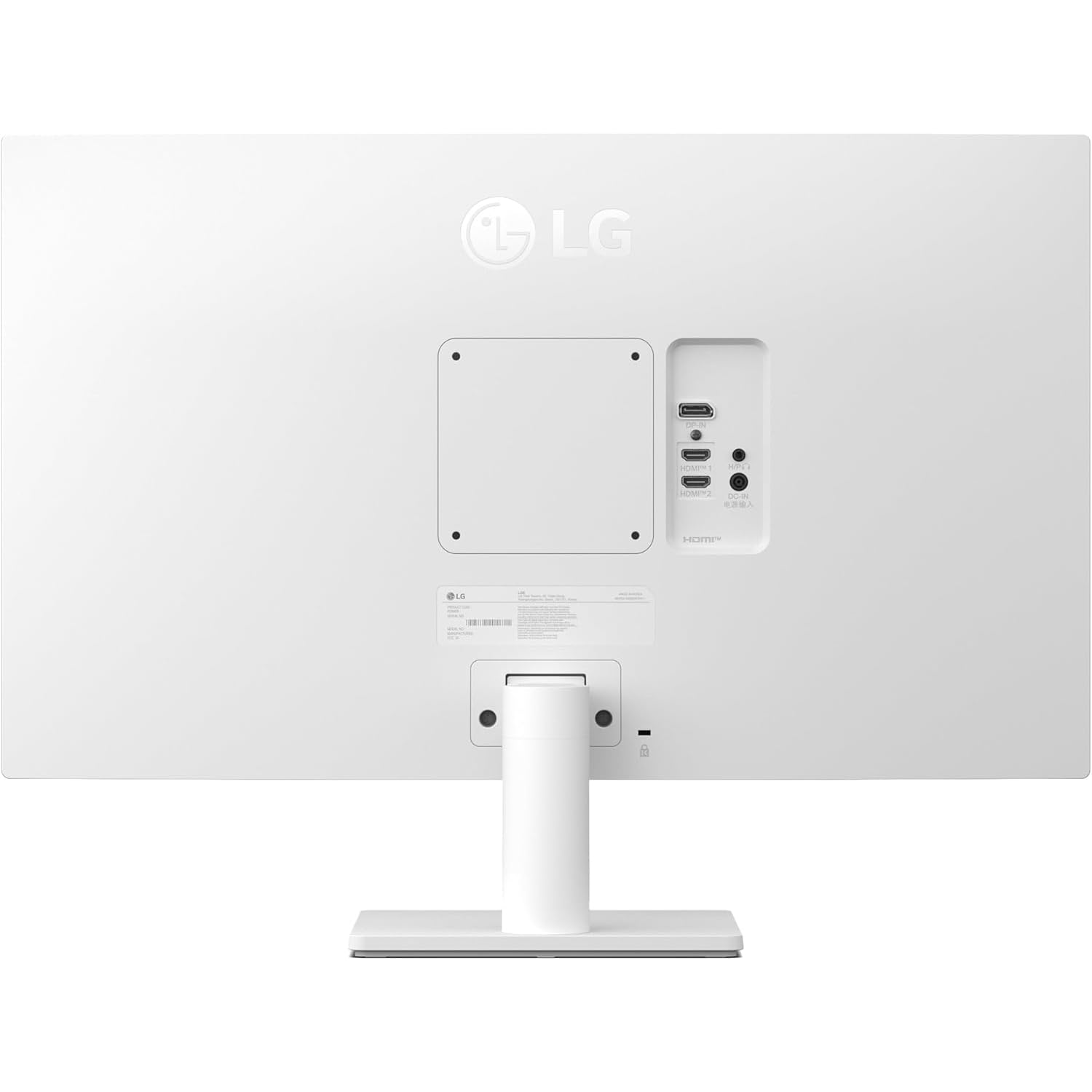 LG 27US500-W 27Inch Ultrafine Monitor, IPS, 4K UHD (3840x2160), 60Hz,HDR10 up to 90% DCI-P3 Color gamut, DisplayPort, Head Phone Out - White
