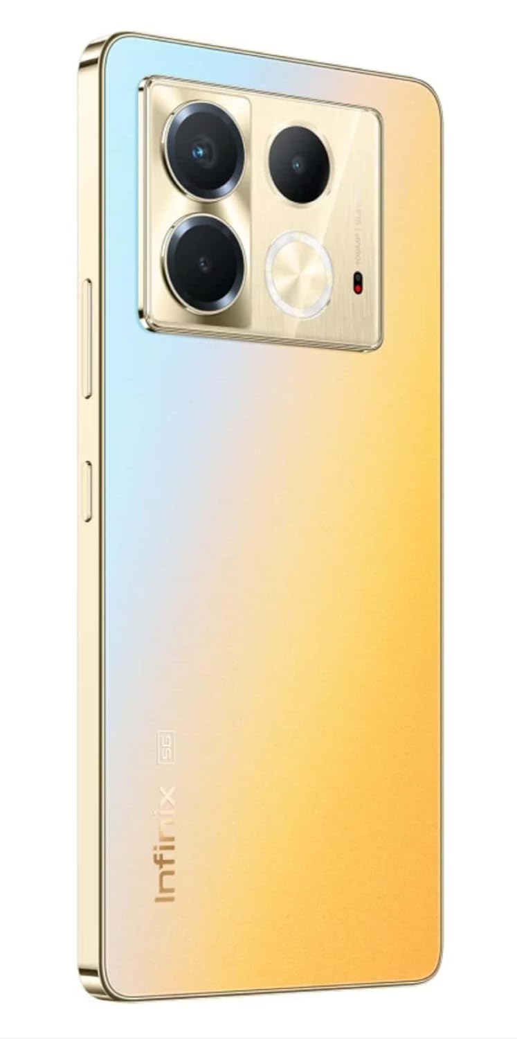 Infinix Note 40 5G X6852 Smart Phone- Titan Gold (256 GB) (8 GB RAM), 6.78-inch AMOLED display
