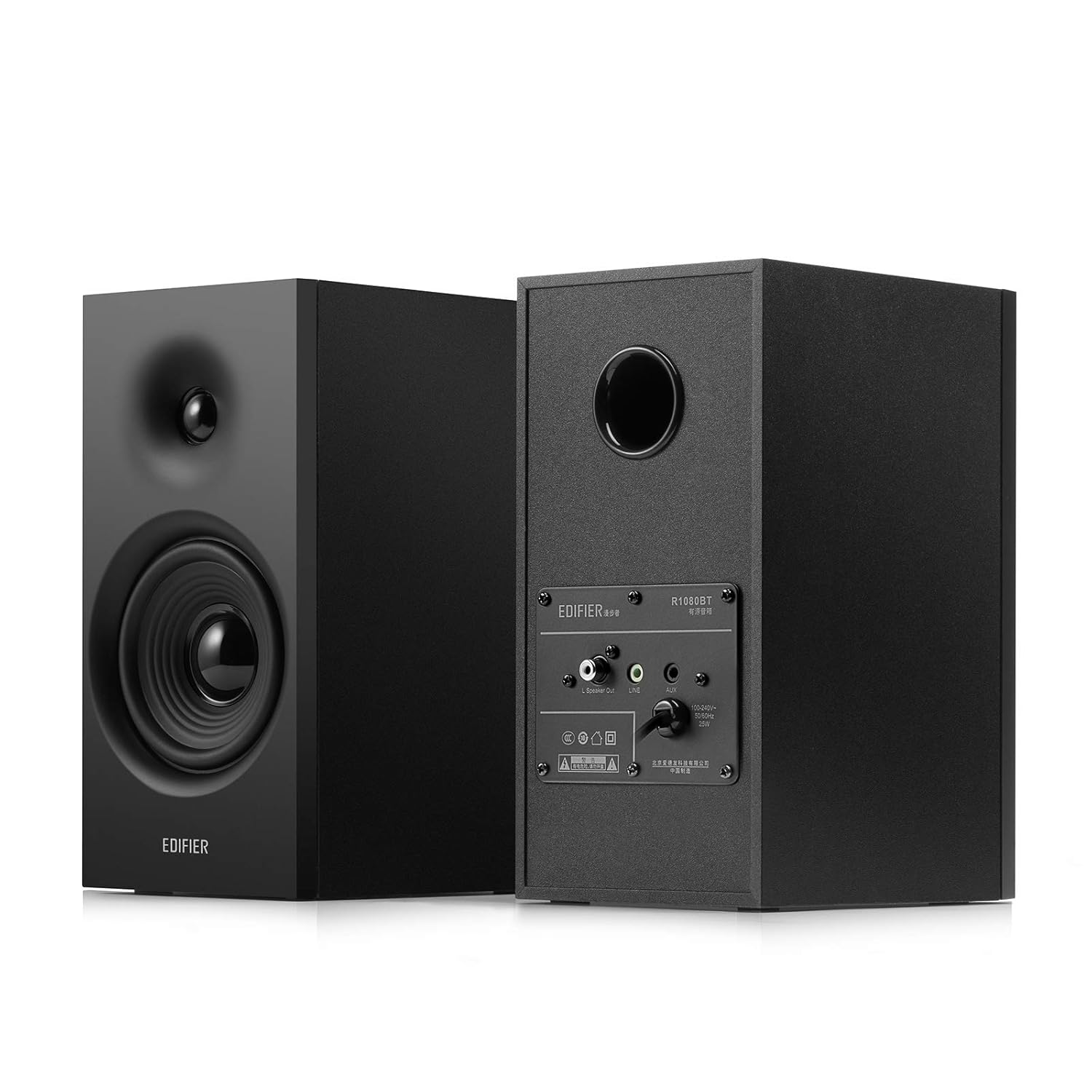 Edifier R1080BT 24Watt Bluetooth Multimedia Speaker (Black)