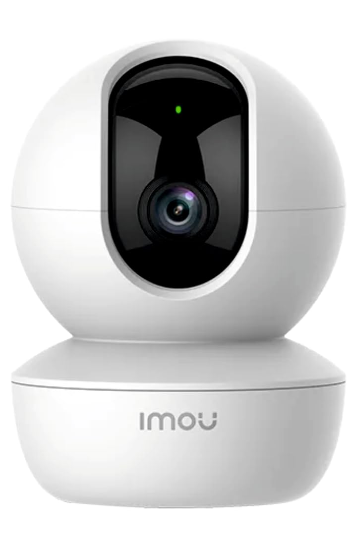 Imou Ranger S2 3MP WiFi Security Camera, Pan & Tilt for 360°, Human Detection, Smart Tracking, 2-Way Audio, Night Vision, IPC-DK2-3H1W, White