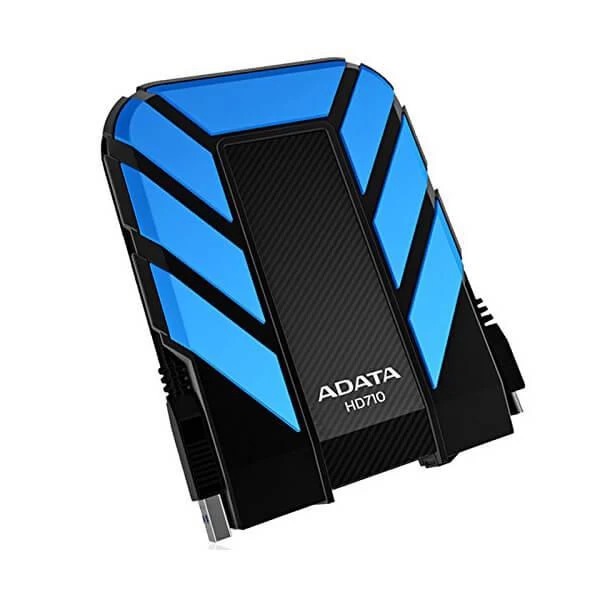 ADATA HD710 Pro 2TB 3.5 inch SATA III External Hard Drive/HDD with IP65 Rating, Shockproof Technology - AHD710P-2TU31-CBL, Blue