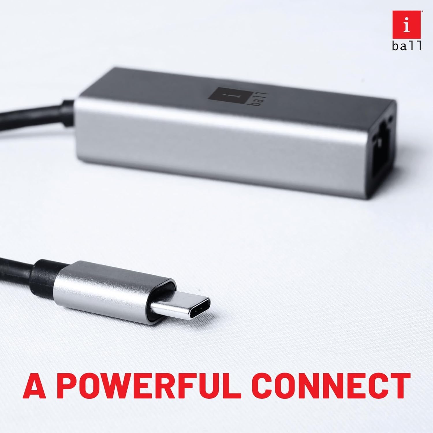 iBall Bridge 1000E USB 3.0 to Gigabit Adapter, 1000 Mbps Speed, Aluminium case, LED Indicator