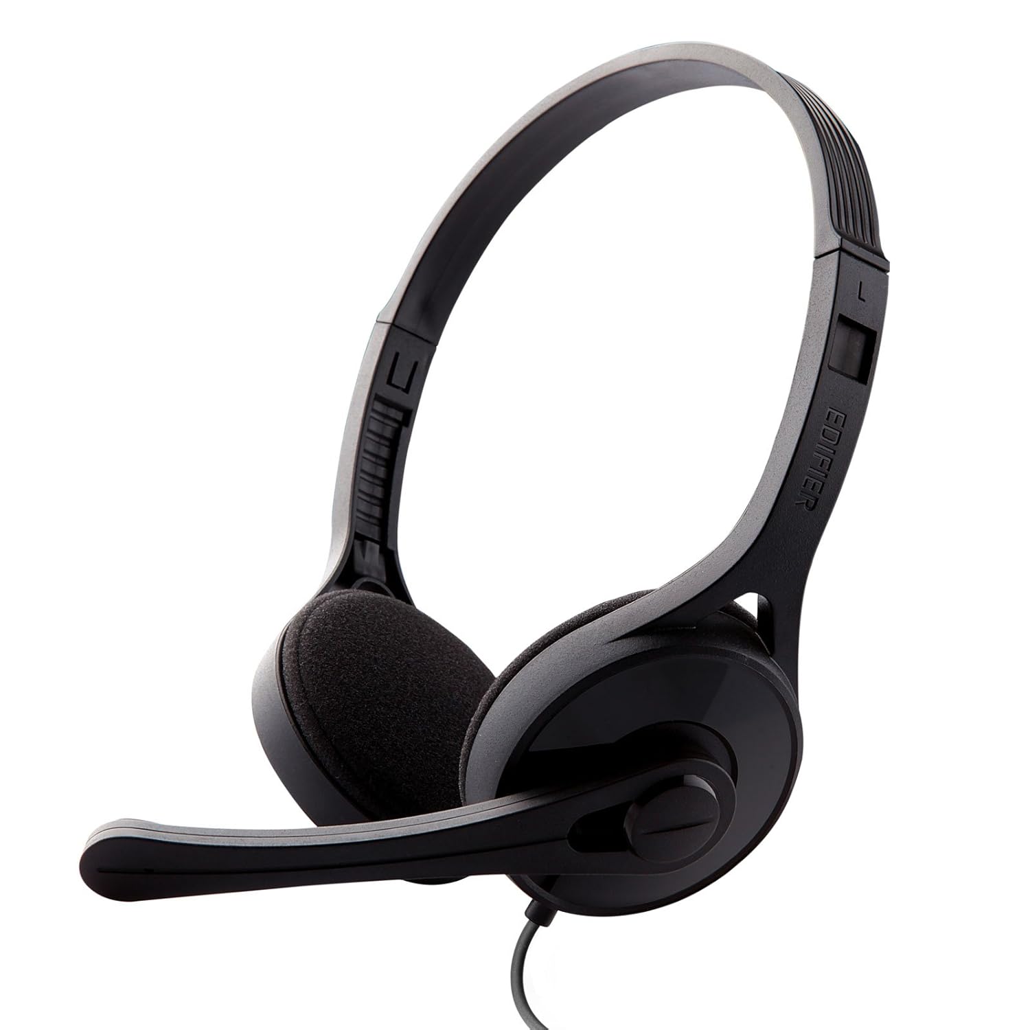 Edifier K550 On-Ear Wired Headphones (Black) with Microphone
