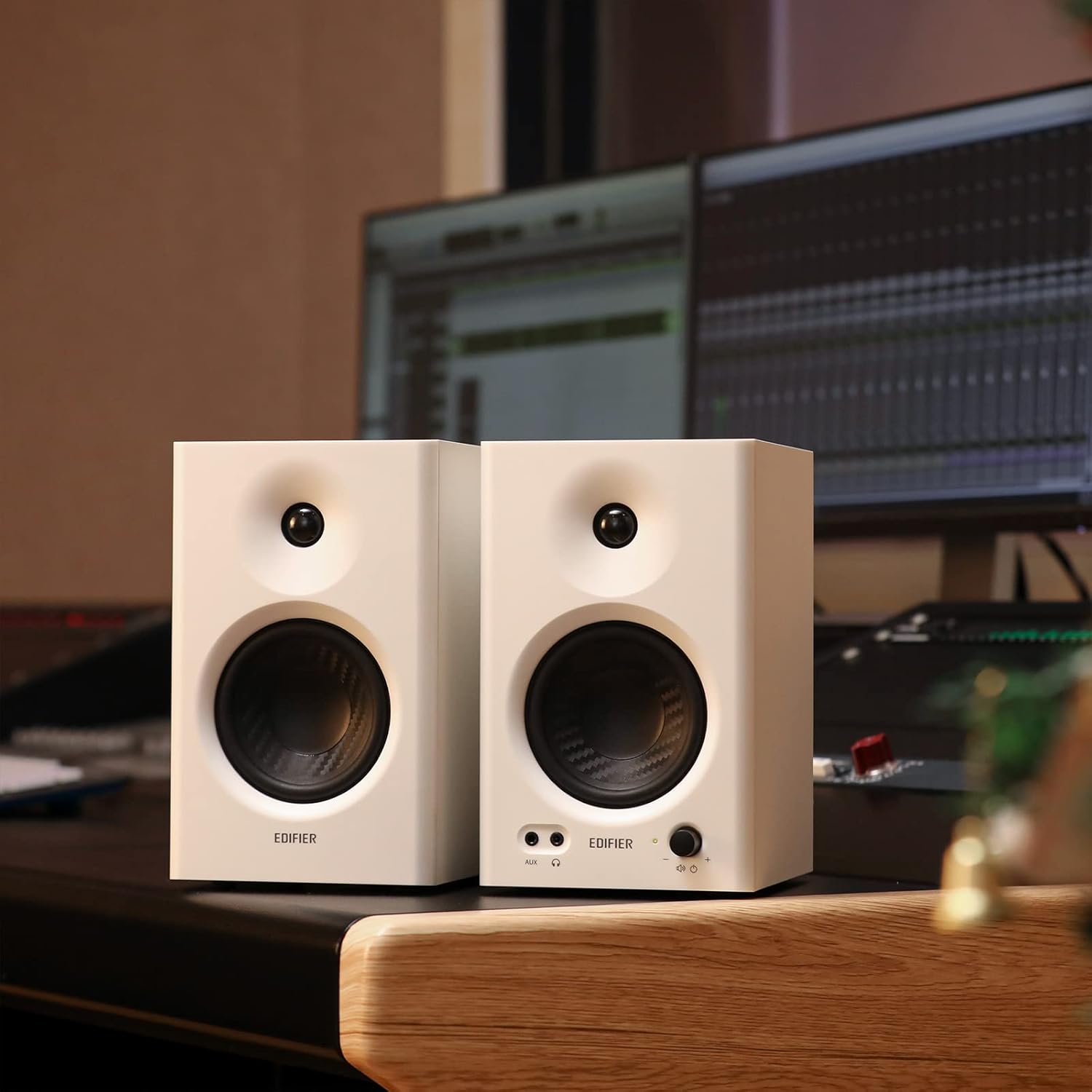 Edifier MR4 Powered Studio Monitor Speakers- White