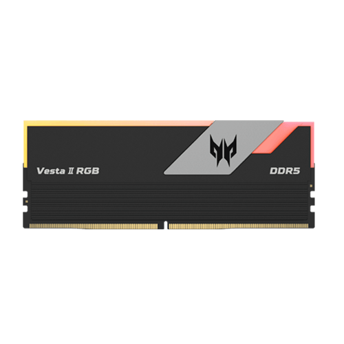 Acer Predator Vesta II RGB Series 64GB (32GBx2) DDR5 6000MHz Desktop Ram (Black) BL-9BWWR-334