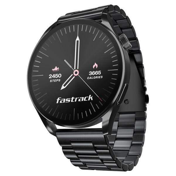 Fastrack Dezire FX1 Smart Watch with 1.38" Inch Ultra VU HD Display Bluetooth Calling , IP68 Water Resistant- Black