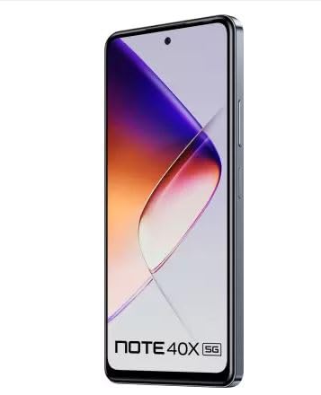 Infinix Note 40X 5G Smart Phone X6838 - Starlit Black (12GB, ROM 256GB), 17.22 cm (6.78 inch) Full HD+ Display
