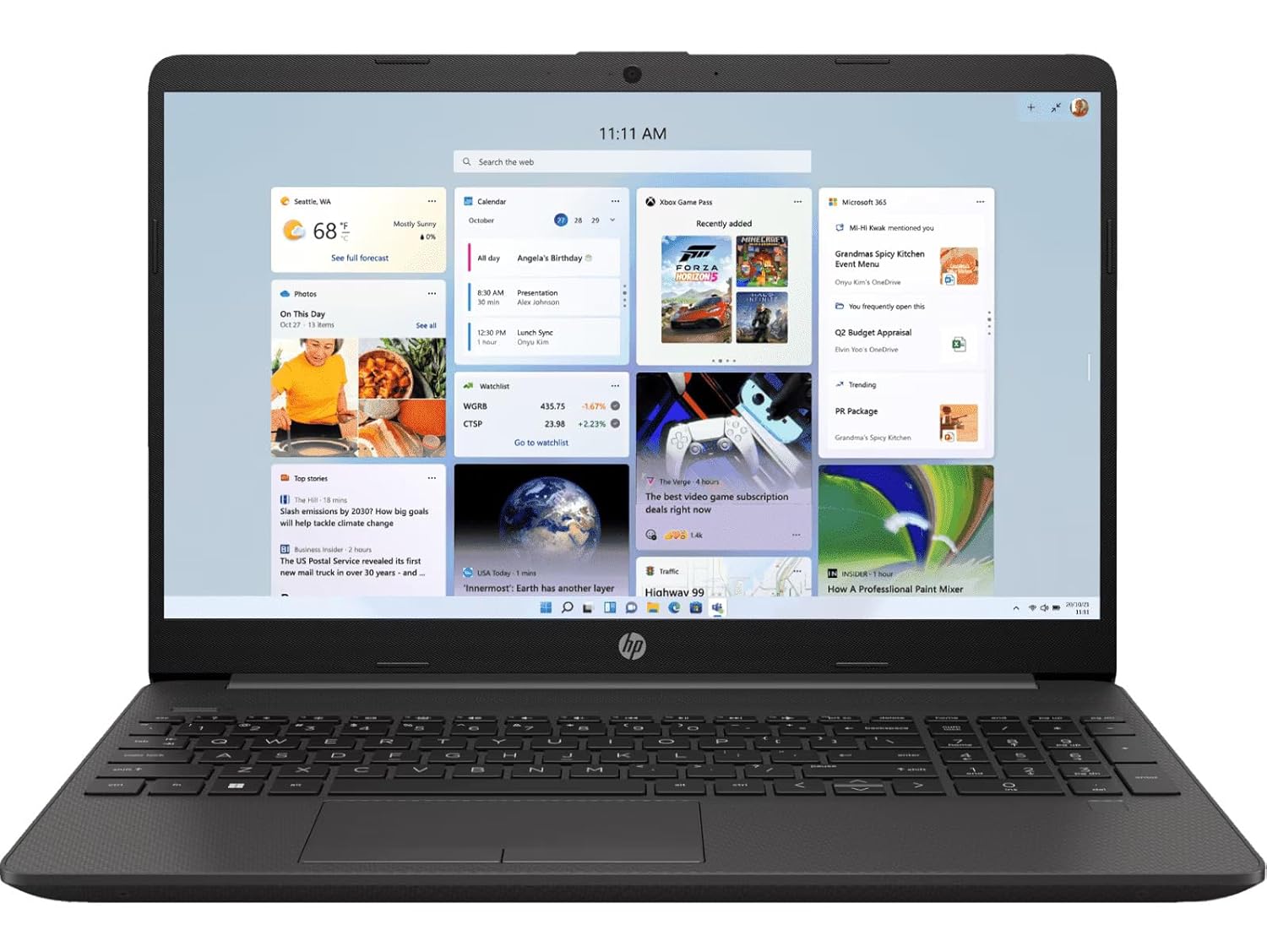HP 250R G9 Intel Core i3 13th Gen 1315U Laptop - (8GB/512GB SSD/Intel UHD Graphics/Windows 11 Home) Thin and Light Business Laptop/15.6" (39.62cm)- Ash Grey