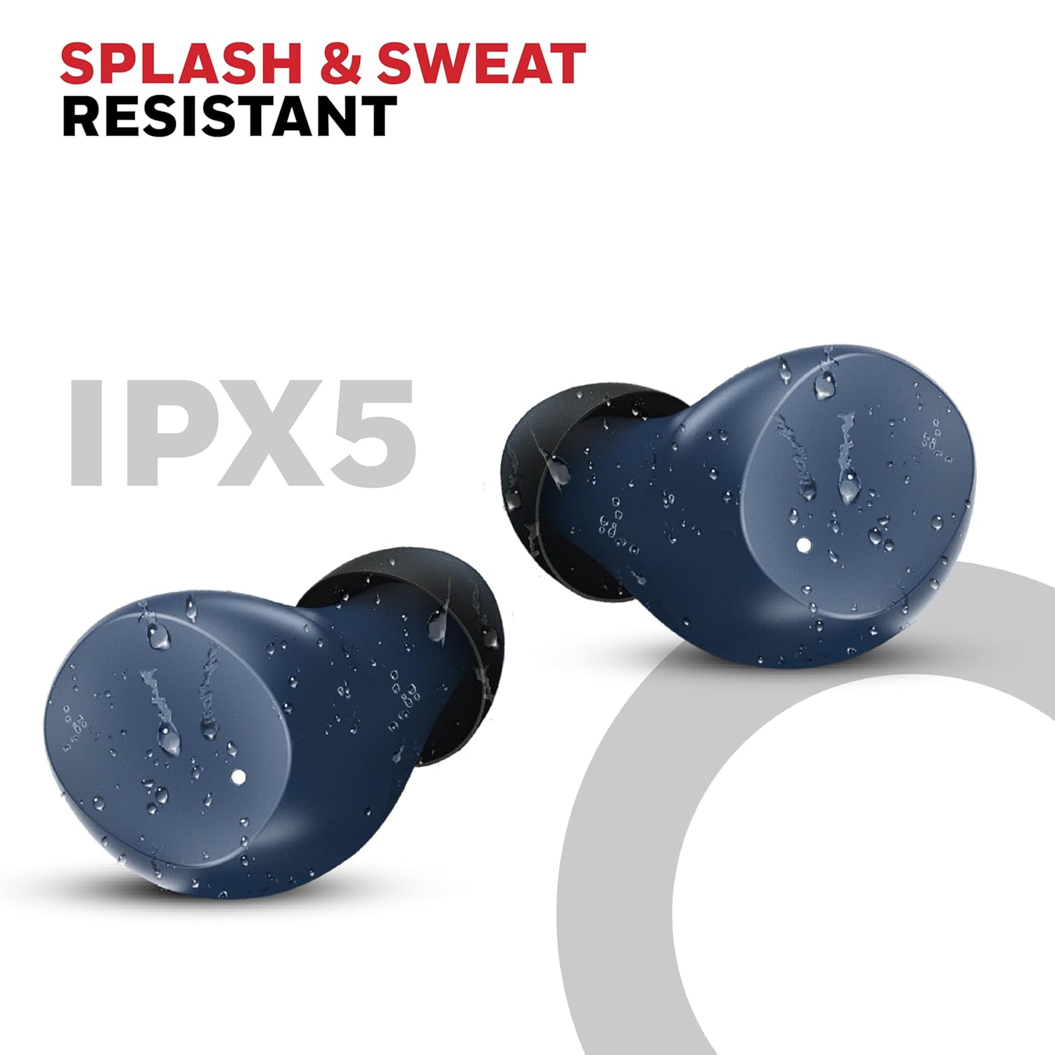 Honeywell Suono P2200 TWS In-Ear Earbuds Bluetooth v5.4, ENC with 2 Mics for HD Calling, 54H Battery Life, Stereo Sound, Deep Bass, IPX5, 40ms low latency Gaming Mode -Blue
