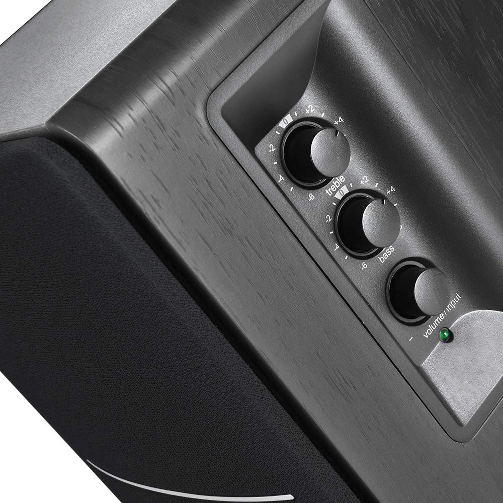 Edifier R1280DBs Active Bluetooth Bookshelf Speakers- Black