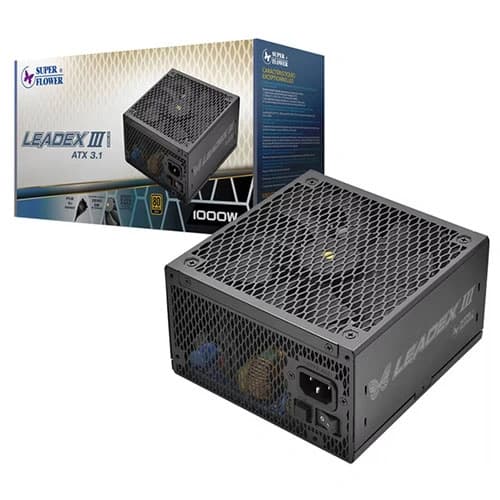 Super Flower Leadex III Gold UP 1000W ATX3.1 Fully Modular SMPS Power Supply (SF-1000F14GL(GE))