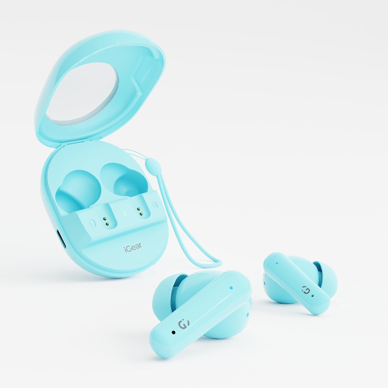 iGear Astro iG-1029 Wireless Earbuds Stylish HiFi Audio with 40-Hour Playtime- Blue
