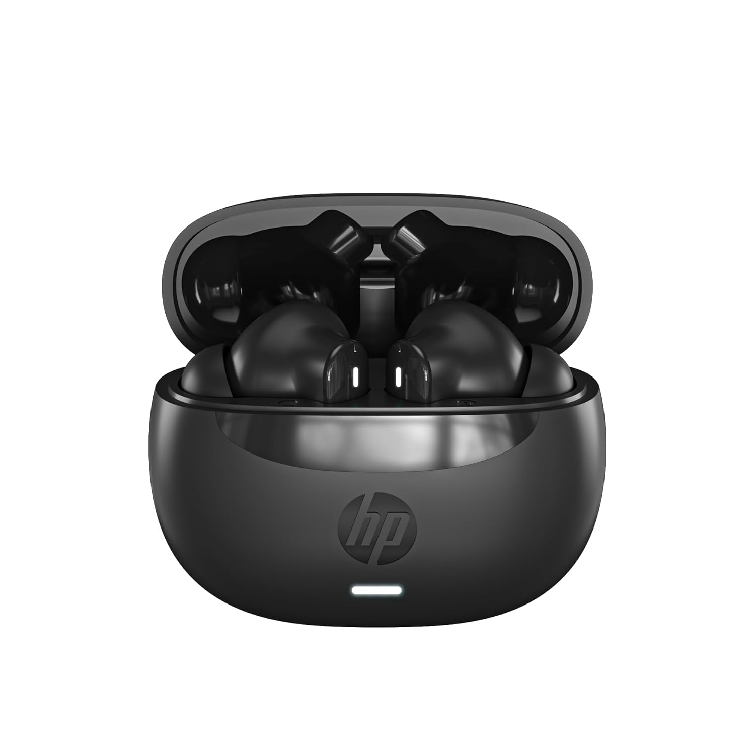 HP H150 TWS Wireless Earbuds, Compatible with Tablets, Smartphones and Other Devices with Bluetooth, Noise-Reduction, Water Resistant Design- Black