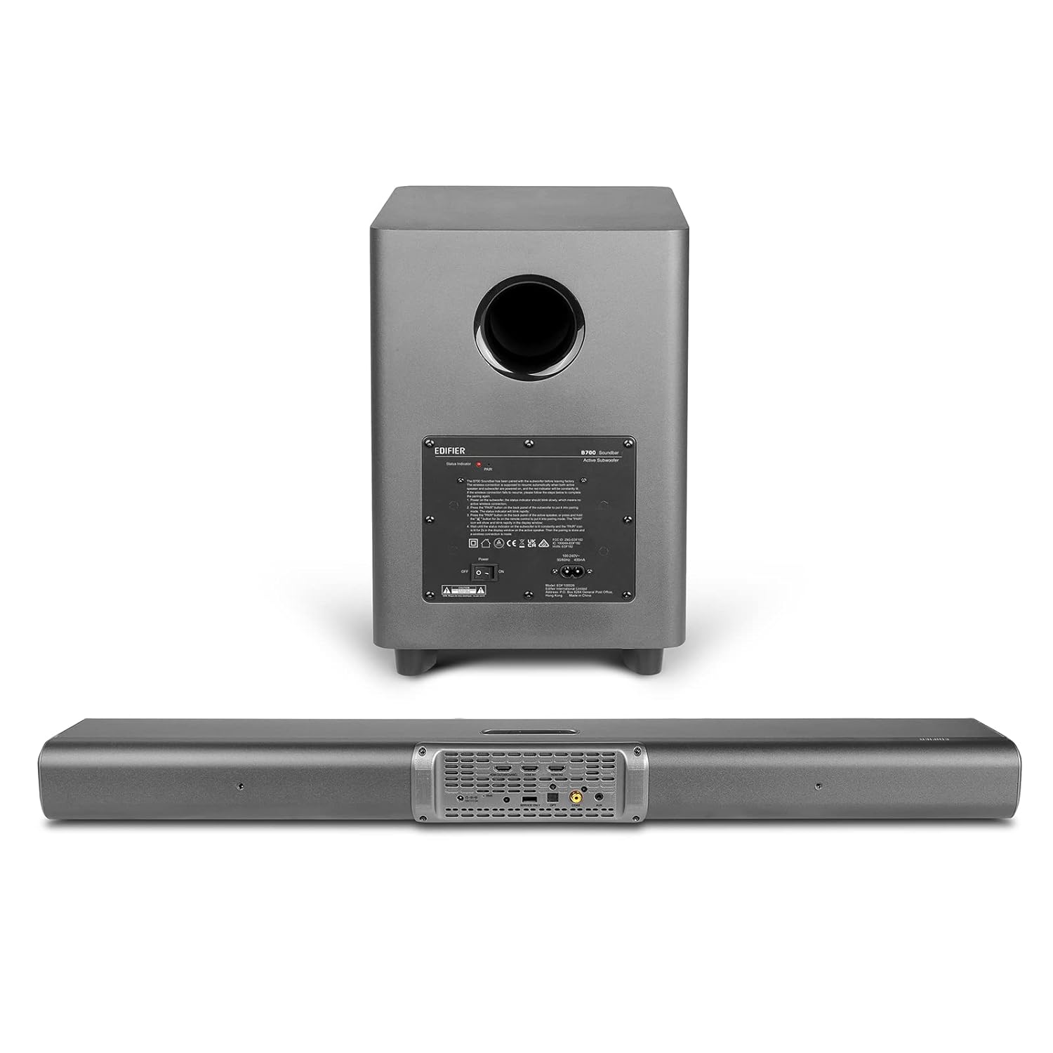 Edifier B700 Dolby Atmos Soundbar System - Iron Grey