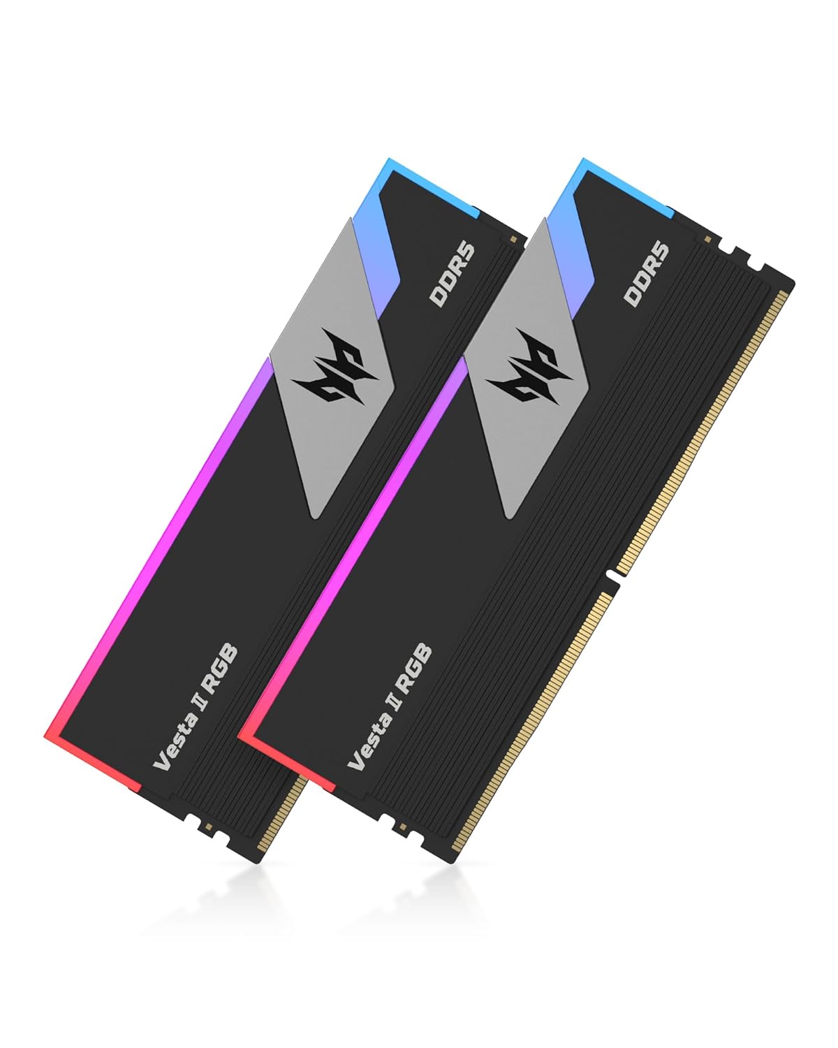 Acer Predator Vesta II DDR5-6000MHz 32GB (2X 16GB) CL30 Memory DDR5 RGB Series,Black- BL.9BWWR.327