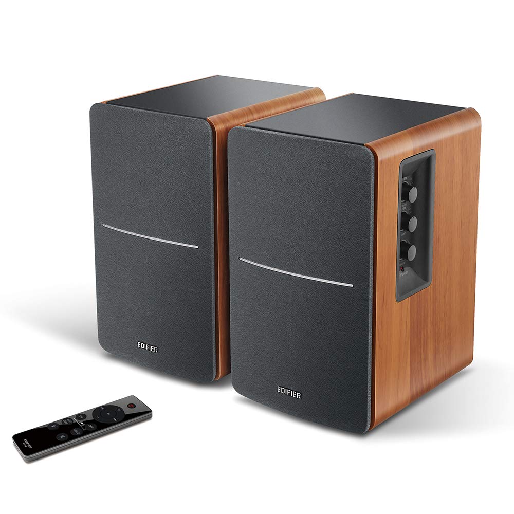 Edifier R1280DBs Active Bluetooth Bookshelf Speakers- Brown